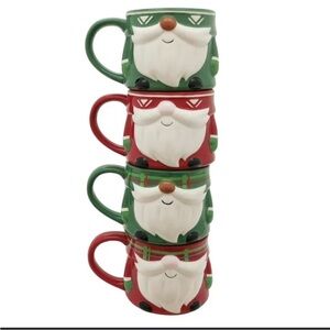 Gnome Stackable Mugs with rack